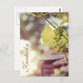 Druiven en vogelhuizen van JerseyFawn Briefkaart (Voorkant / Achterkant)