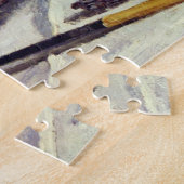 Druiven en walnoten op een tafelgerei legpuzzel (Zijkant)