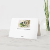 druiven en wenskaart van wijn kaart (Achterkant)