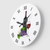 Druiven en wijn grote klok (Hoek)