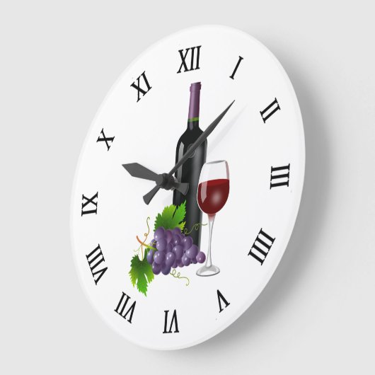Druiven en wijn grote klok (Hoek)
