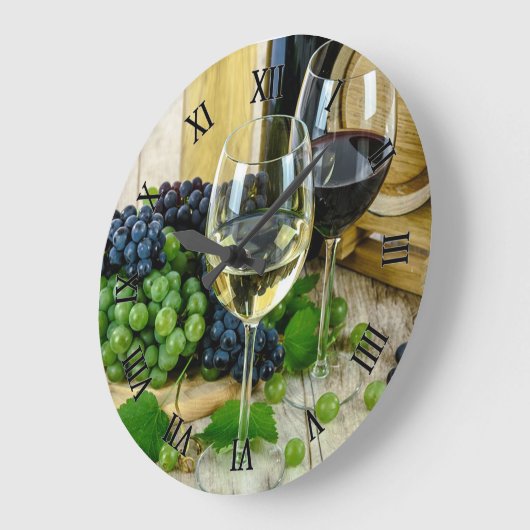 Druiven en wijn grote klok (Hoek)