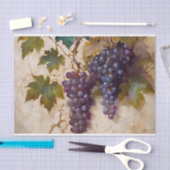 Druiven en Wijnstokken Waterverf Decoupage Tissuepapier (Craft)
