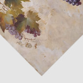 Druiven en Wijnstokken Waterverf Decoupage Tissuepapier (Detail)