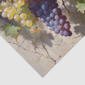 Druiven en Wijnstokken Waterverf Decoupage Tissuepapier (Detail)