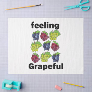 Druiven Fruit Gevoel Druiven Grappige Woordspeling Tissuepapier