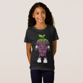 Druiven, Fruit Kostuum Workout Bodybuilding Lift B T-shirt (Voorkant volledig)