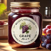 Druiven gelei stijl inblikken sticker