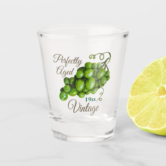 Druiven geschoten glas (Voorkant)