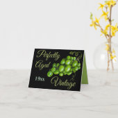 Druiven gevouwen Wenskaart Kaart (Gele Bloem)