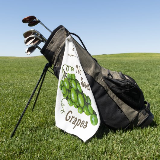 Druiven Golf Handdoek (Groen)