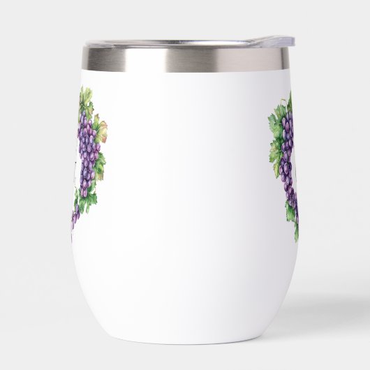 Druiven hart monogram initialen (Links)