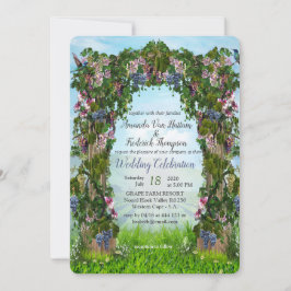 Druiven, Honeysuckles & Hummingbird Kaart