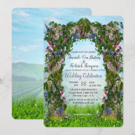 Druiven, Honeysuckles & Hummingbird Kaart