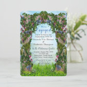 Druiven, Honeysuckles & Hummingbird Kaart (Staand voorkant)