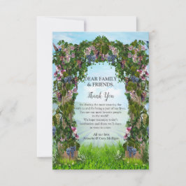 Druiven, Honeysuckles & Hummingbird RSVP Kaartje
