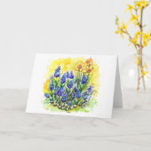 Druiven Hyacinth Garden Kaart (Gele Bloem)