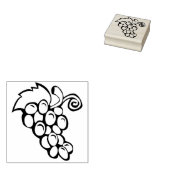 druiven illustratie art stempel (Gestempeld)