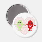 Druiven in Love Magnet (Voorkant / Achterkant)