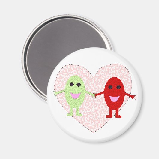 Druiven in Love Magnet (Voorkant / Achterkant)