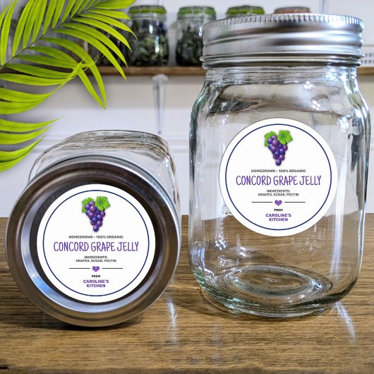 druiven inblikpot label