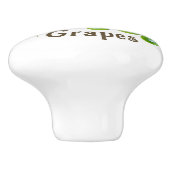 Druiven keramische knop (Zijkant)