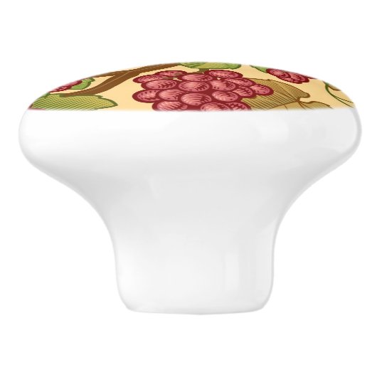 druiven keramische knop (Zijkant)