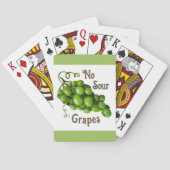 Druiven Klassieke speelkaarten (Achterkant)