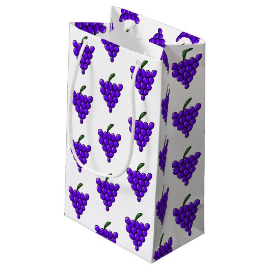 druiven klein cadeauzakje (Achterkant Gekanteld)