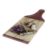 Druiven, kurken en flesopener snijplank (Hoek)