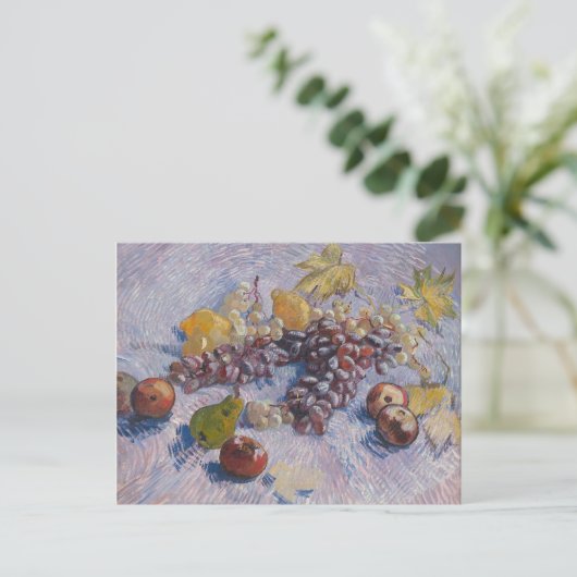 Druiven, lemonen, peren, appelen - Vincent Van Gog Briefkaart (Staand voorkant)