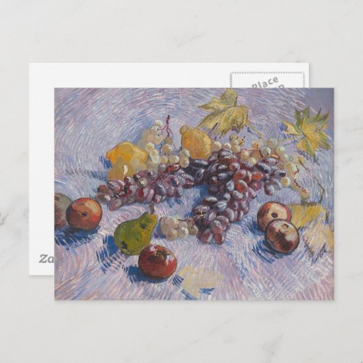 Druiven, lemonen, peren, appelen - Vincent Van Gog Briefkaart (Voorkant / Achterkant)