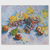 druiven, lemonen, peren en appelen, Van Gogh Cadeaupapier (Vlak)