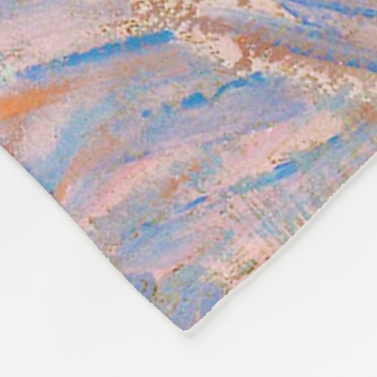 druiven, lemonen, peren en appelen, Van Gogh Fleece Deken (Hoek)