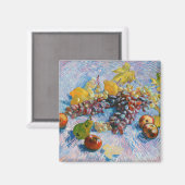 druiven, lemonen, peren en appelen, Van Gogh Magneet (Voorkant / Achterkant)