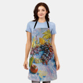 druiven, lemonen, peren en appelen, Van Gogh Schort (Gedragen)