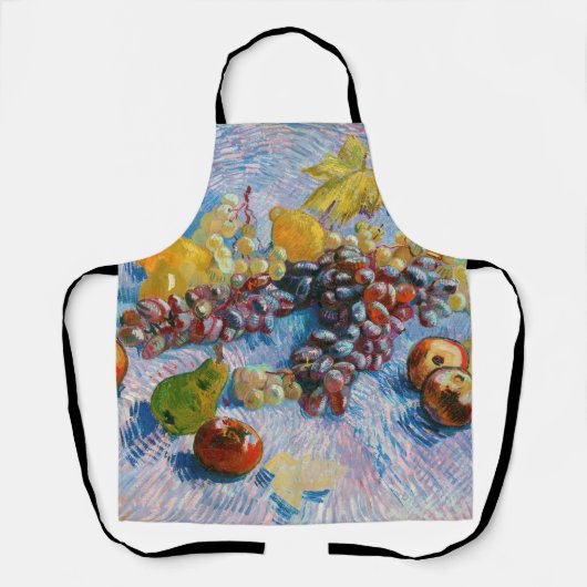 druiven, lemonen, peren en appelen, Van Gogh Schort (Voorkant)