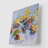 druiven, lemonen, peren en appelen, Van Gogh Vierkante Klok (Hoek)