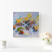 druiven, lemonen, peren en appelen, Van Gogh Vierkante Klok (Huis)