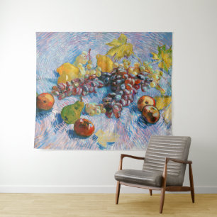 druiven, lemonen, peren en appelen, Van Gogh Wandkleed