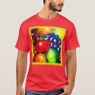 Druiven, Limoen, Sinaasappel, appelvruchten. Beste T-shirt