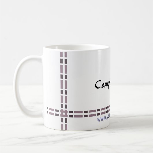 Druiven Link Kantoorontwerp Koffiemok (Links)