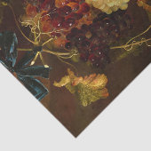 Druiven met een blauw lintje door Harmen Loeding Tissuepapier (Detail)