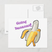 druiven met peren! banaan briefkaart (Voorkant / Achterkant)