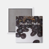 druiven, oma's keuken magneet (Voorkant / Achterkant)