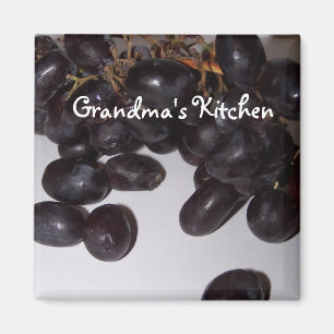 druiven, oma's Kitchen Magneet