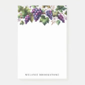Druiven op de Vine Custom Post It Notes 4x6 (Voorkant)