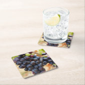 Druiven op de wijn kartonnen onderzetters (Insitu)