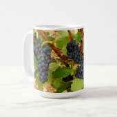 Druiven op de wijn koffiemok (Voorkant links)