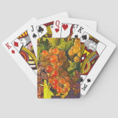Druiven op de wijn speelkaarten (Achterkant)